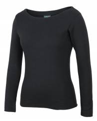 C of C L/S Boat Neck Tee